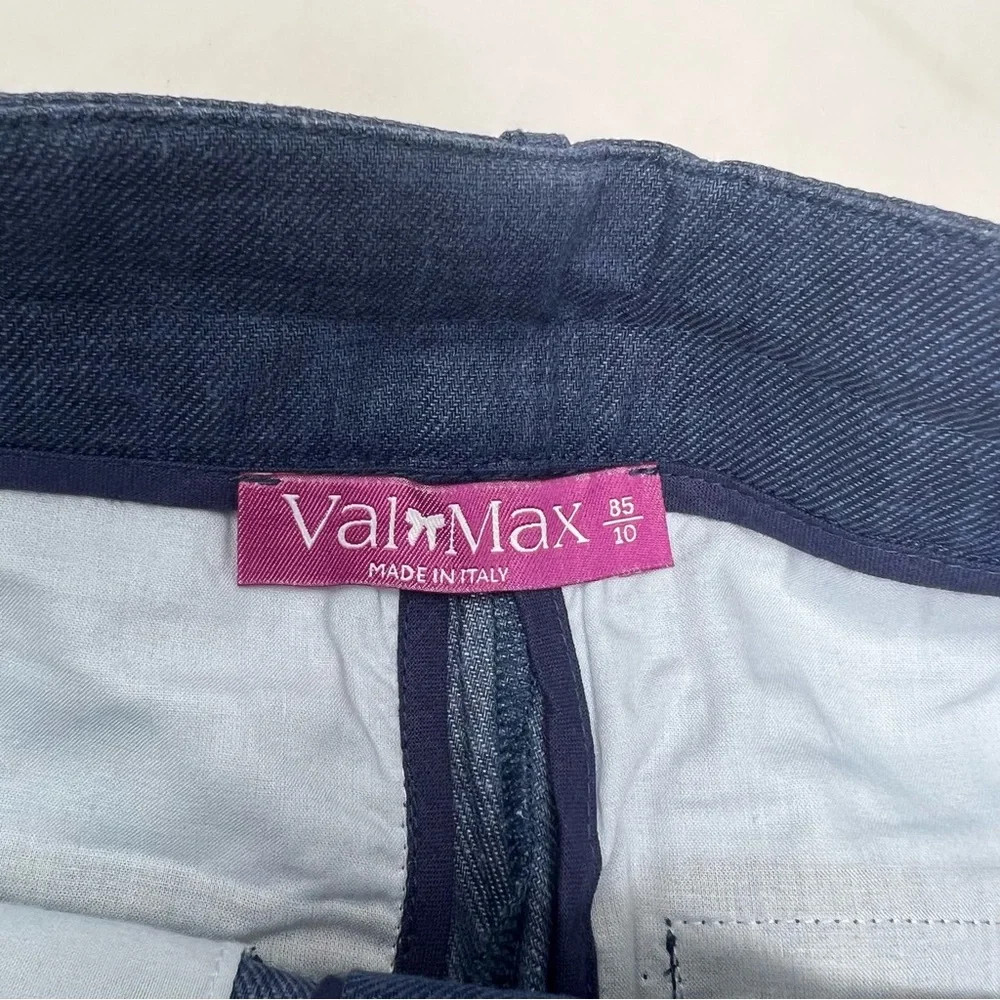 Val max Valmax flare linen viscose blue girl’s pants size 10 CL